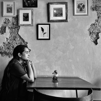 Woman reflecting on life timeline and feeling behind in life